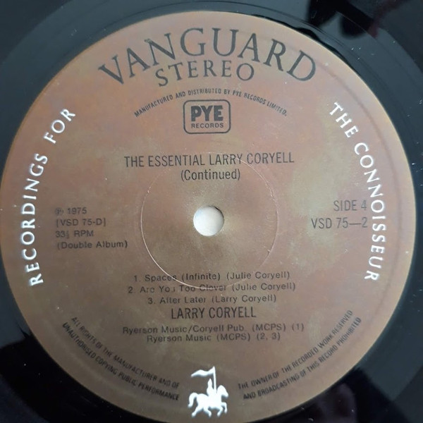 Larry Coryell - The Essential (2xLP, Album, Comp)