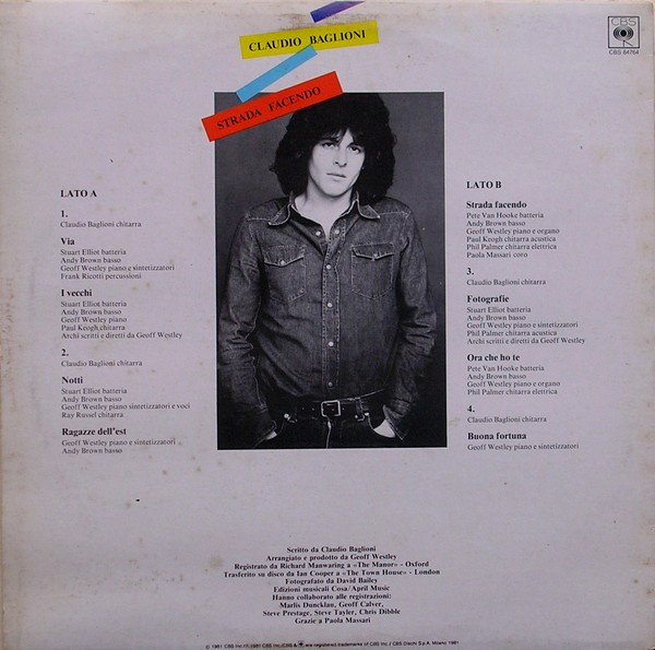 Claudio Baglioni - Strada Facendo (LP, Album)