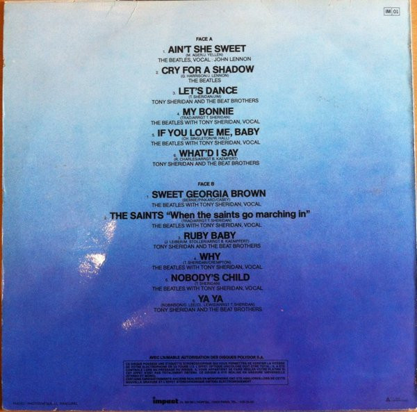 The Beatles And Tony Sheridan - First (LP, Comp, RE)