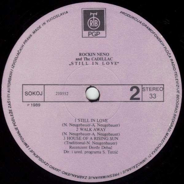Rockin Neno & Cadillac - Still In Love (LP, Album)