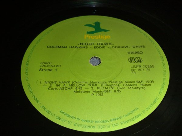 Coleman Hawkins With Eddie 