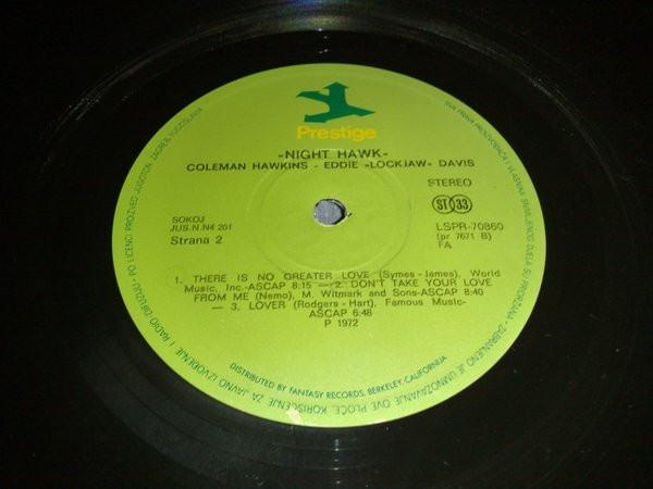 Coleman Hawkins With Eddie 