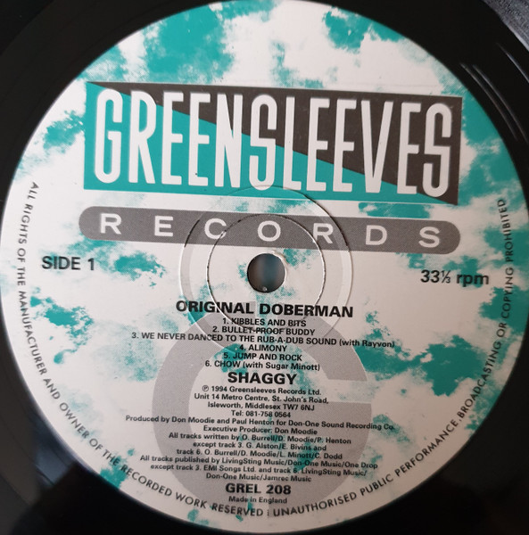 Shaggy - Original Doberman (LP, Album)