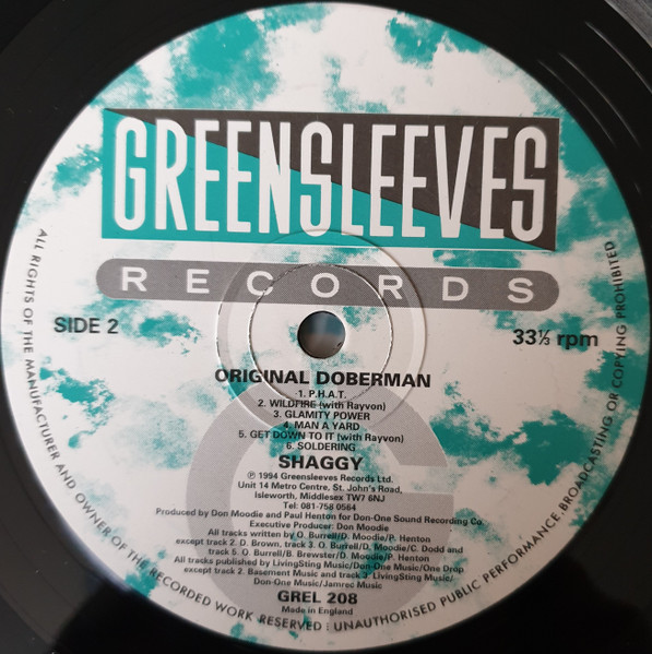 Shaggy - Original Doberman (LP, Album)