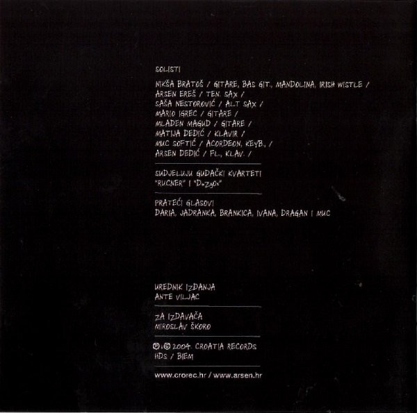 Arsen* - Na Zlu Putu (CD, Album, Copy Prot., Enh)