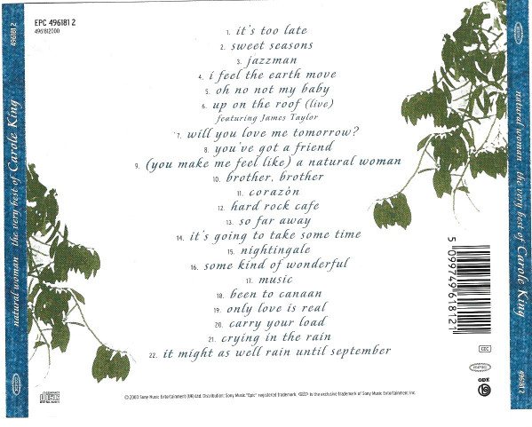 Carole King - Natural Woman (The Very Best Of Carole King) (CD, Comp)