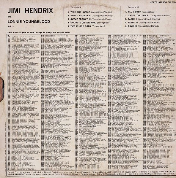 Jimi Hendrix - Lonnie Youngblood - Together (Vol. 5) (LP, RE)