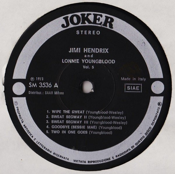 Jimi Hendrix - Lonnie Youngblood - Together (Vol. 5) (LP, RE)