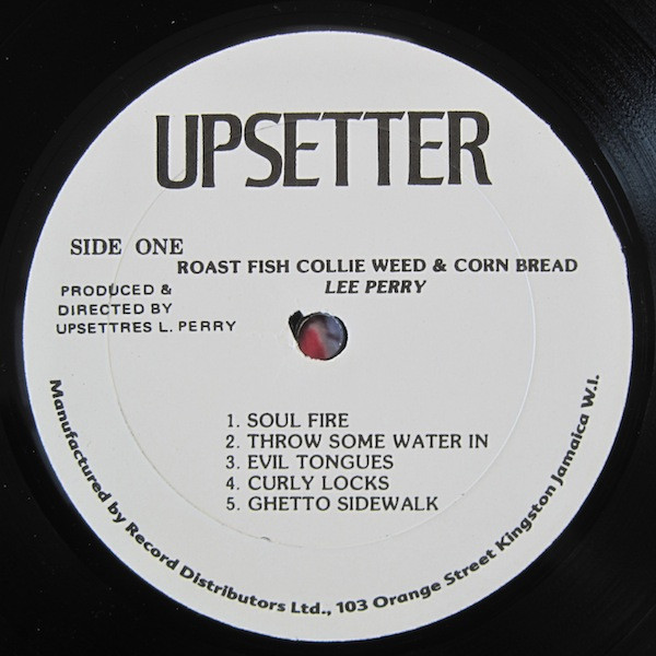 Lee Perry - Roast Fish Collie Weed & Corn Bread (LP, Album, RE)
