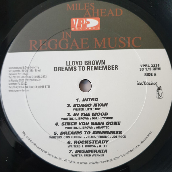 Lloyd Brown - Dreams To Remember (LP, Album)