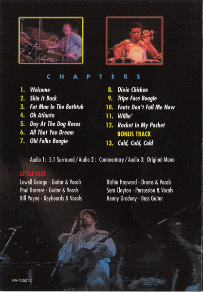 Little Feat - Rockpalast Live (DVD, Multichannel, NTSC)