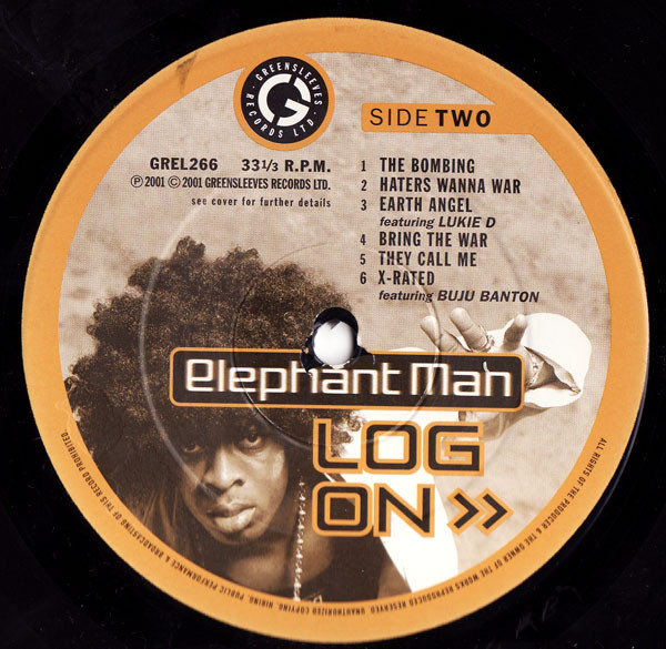 Elephant Man - Log On (LP, Album)