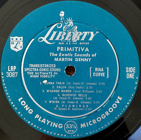 Martin Denny - Primitiva (LP, Album, Mono)