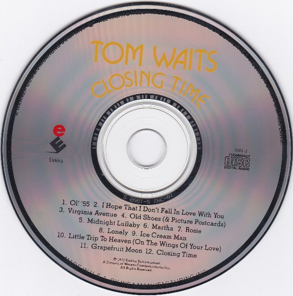 Tom Waits - Closing Time (CD, Album, RE)