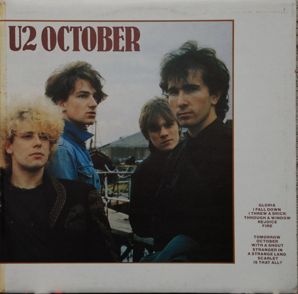 U2 - October (LP, Album, RE)