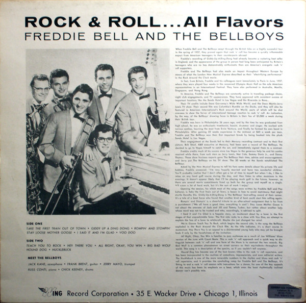 Freddie Bell & The Bell Boys - Rock & Roll...All Flavors (LP, Album, RE, Blu)