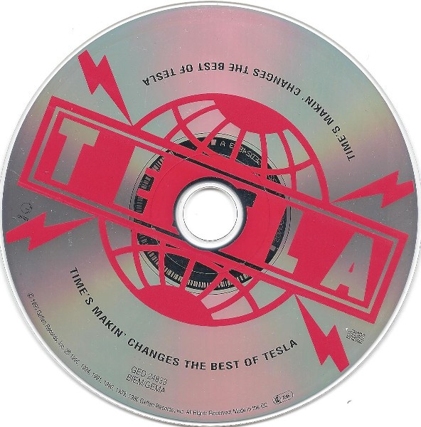 Tesla - Time's Makin' Changes - The Best Of Tesla (CD, Comp)