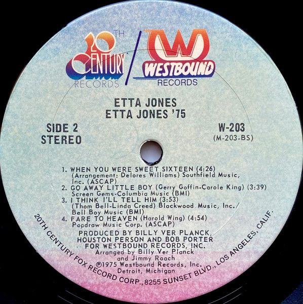 Etta Jones - Etta Jones '75 (LP, Album)