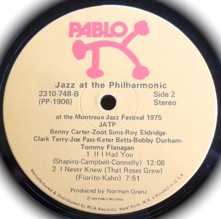 Various - JATP (Jazz At The Philharmonic At The Montreux Jazz Festival 1975) (LP, Album, Ind)