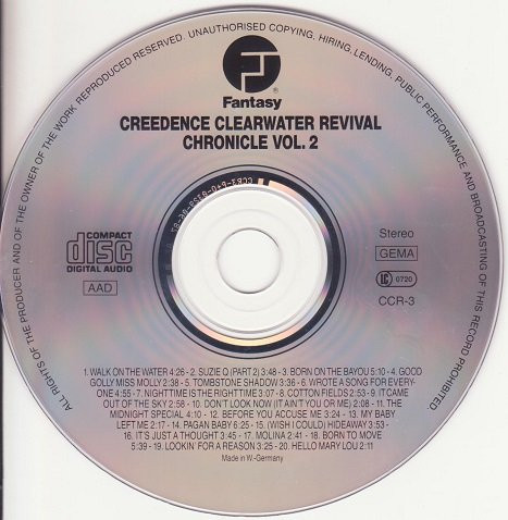 Creedence Clearwater Revival - Chronicle Volume Two (CD, Comp, RE, RM)