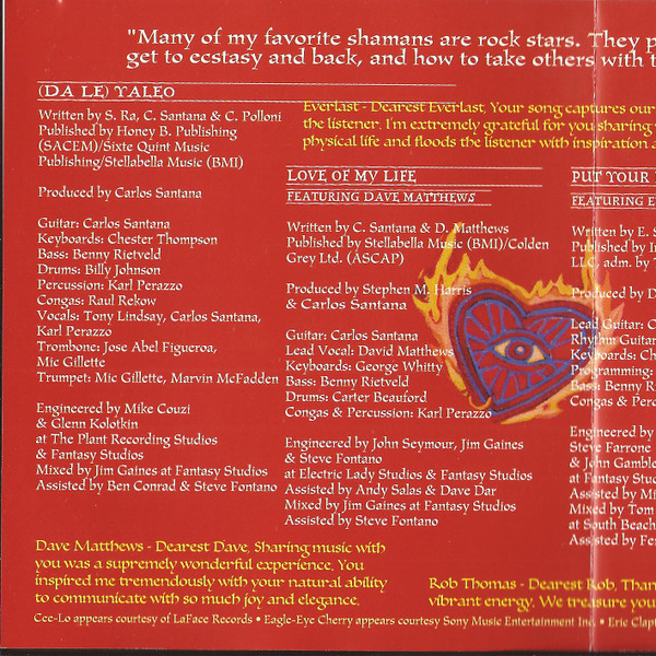 Santana - Supernatural (CD, Album)