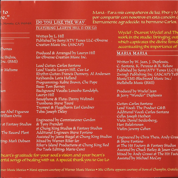 Santana - Supernatural (CD, Album)