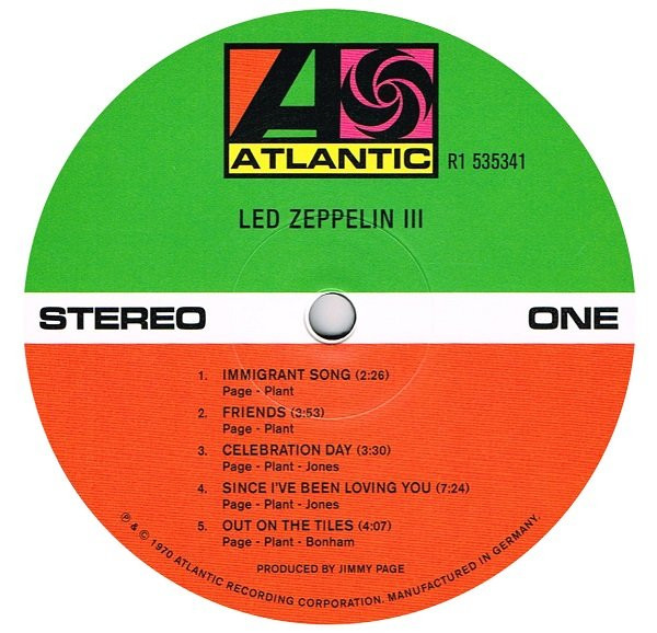 Led Zeppelin - Led Zeppelin III (LP, Album, RE, RM, 180 + LP, Album, 180 + Dlx, Tri)