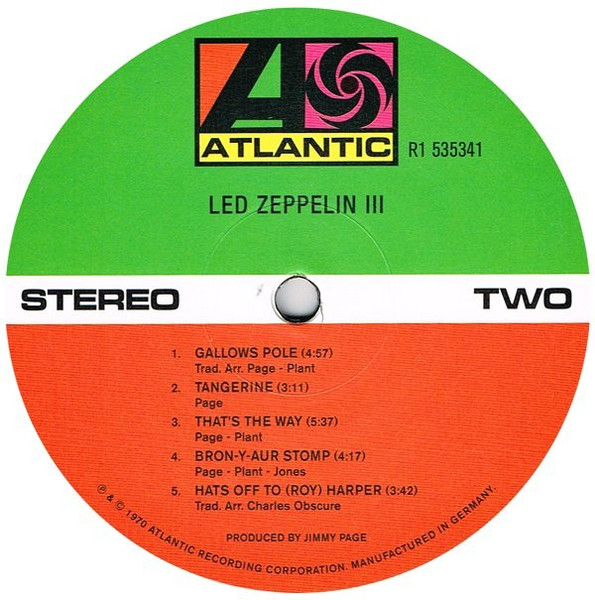 Led Zeppelin - Led Zeppelin III (LP, Album, RE, RM, 180 + LP, Album, 180 + Dlx, Tri)