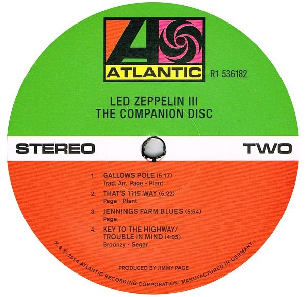 Led Zeppelin - Led Zeppelin III (LP, Album, RE, RM, 180 + LP, Album, 180 + Dlx, Tri)