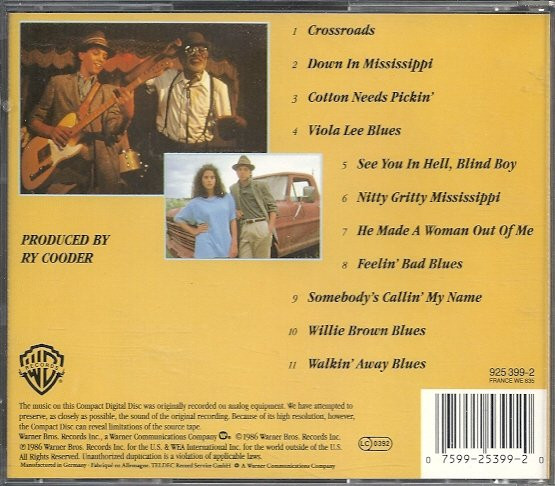 Ry Cooder - Crossroads - Original Motion Picture Soundtrack (CD, Album)