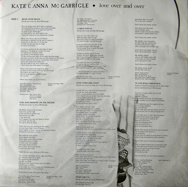 Kate & Anna McGarrigle - Love Over And Over (LP, Album)