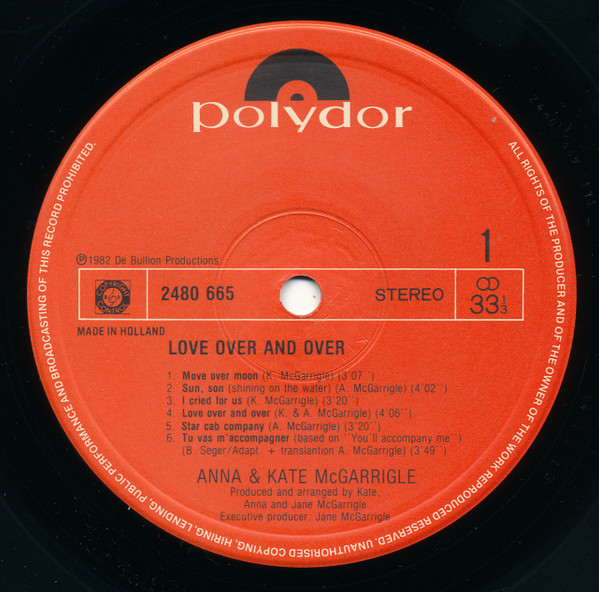 Kate & Anna McGarrigle - Love Over And Over (LP, Album)