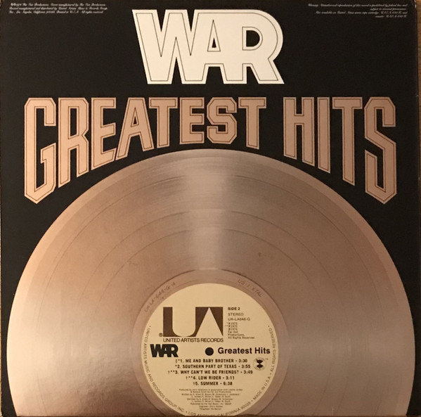War - Greatest Hits (LP, Comp,  Al)