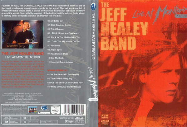 The Jeff Healey Band - Live At Montreux 1999 (DVD-V, Multichannel, PAL, Reg)
