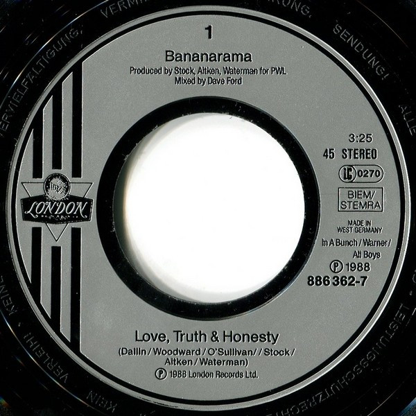 Bananarama - Love, Truth & Honesty (7