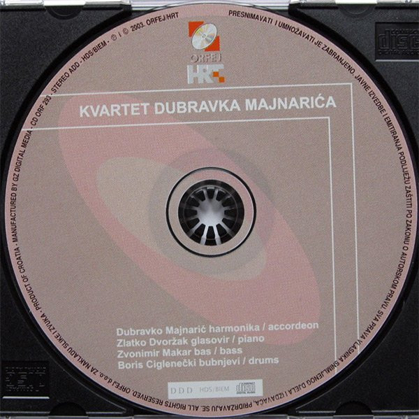 Kvartet Dubravka Majnarića - 40 Years After (CD, Album)