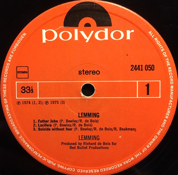 Lemming - Lemming (LP, Album)