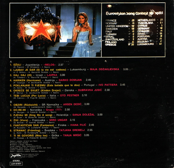 Various - Evrovizijske Melodije 2 (LP, Album)