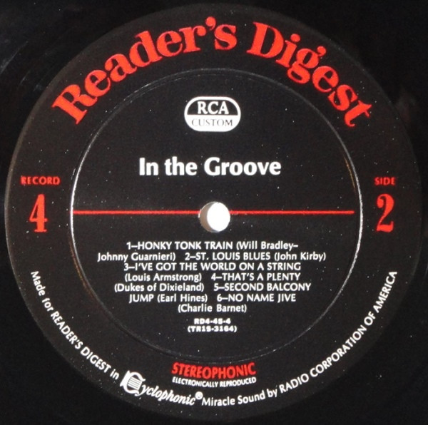 Various - In The Groove (The Masters Of Swing Play Their Greatest Music) (6xLP + Box, Comp)