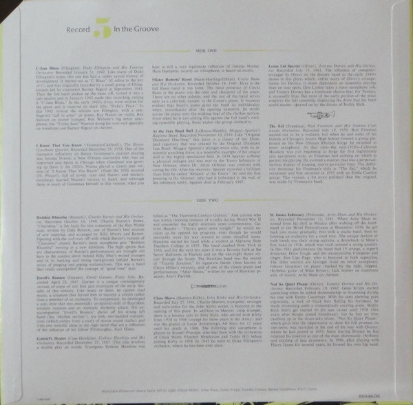 Various - In The Groove (The Masters Of Swing Play Their Greatest Music) (6xLP + Box, Comp)