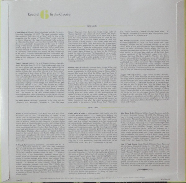 Various - In The Groove (The Masters Of Swing Play Their Greatest Music) (6xLP + Box, Comp)