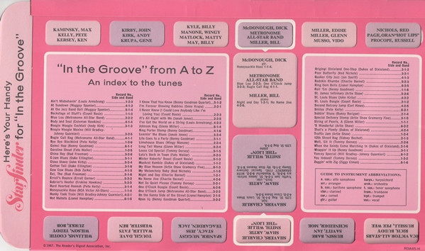 Various - In The Groove (The Masters Of Swing Play Their Greatest Music) (6xLP + Box, Comp)