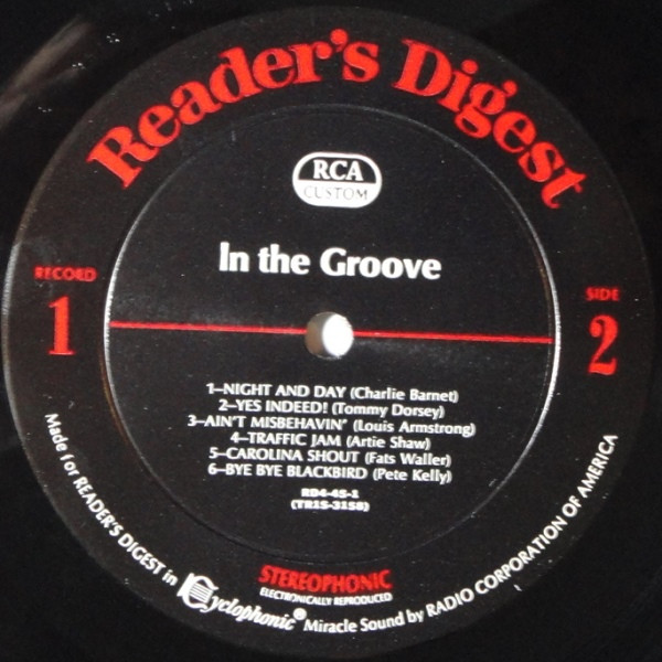 Various - In The Groove (The Masters Of Swing Play Their Greatest Music) (6xLP + Box, Comp)