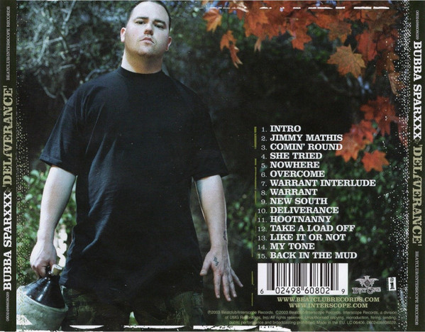 Bubba Sparxxx - Deliverance (CD, Album)