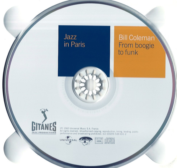Bill Coleman (2) - From Boogie To Funk (CD)