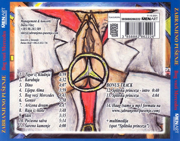 Zabranjeno PuÅ¡enje - Bog Vozi Mercedes (CD, Album, Enh)