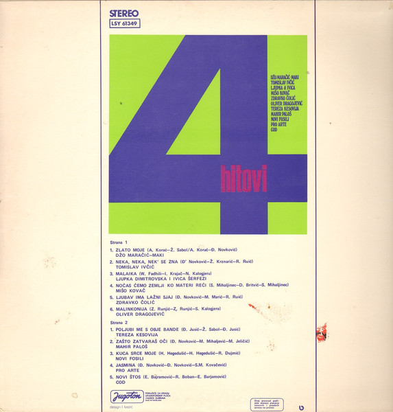 Various - Hitovi 4 (LP, Comp)