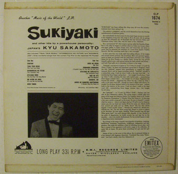 Kyu Sakamoto - Sukiyaki And Other Japanese Hits (LP, Comp, Mono)