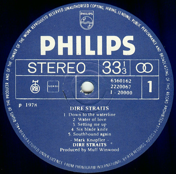 Dire Straits - Dire Straits (LP, Album, RE, RP)