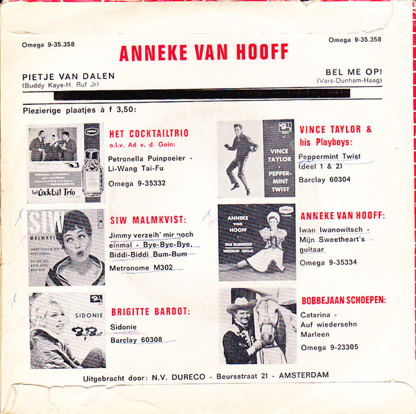 Anneke Van Hooff (2) - Pietje Van Dalen (7